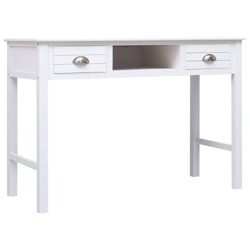 Schreibtisch Grau 110×45×76 cm Holz