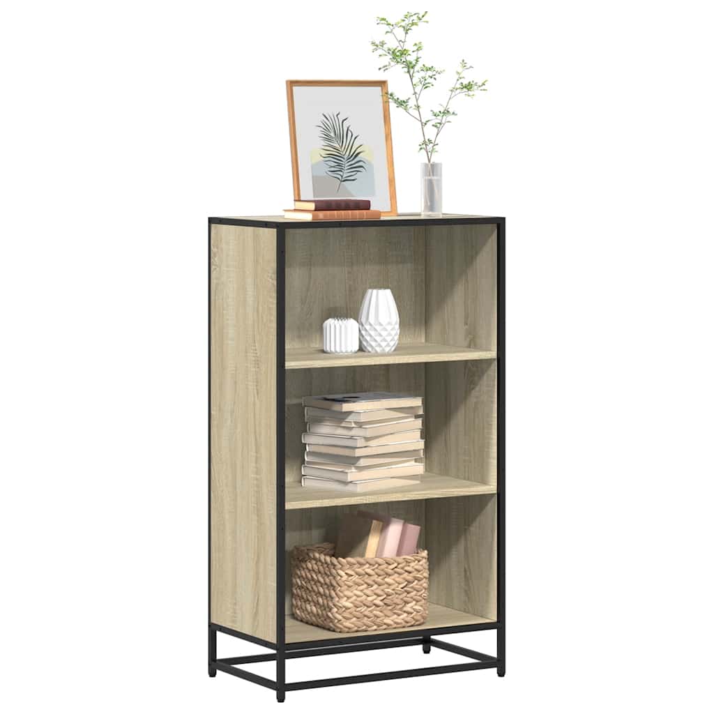 Bücherregal Schwarz 60x35x139 cm Holzwerkstoff