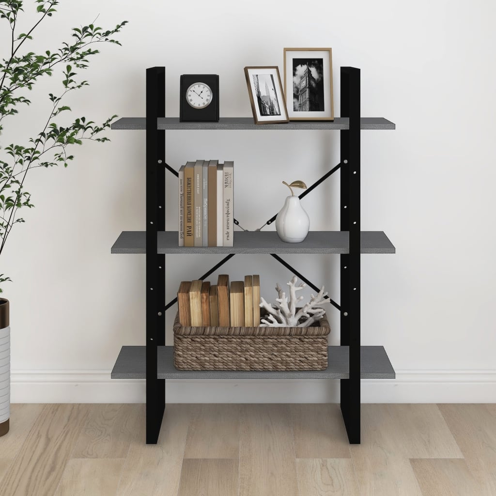 Bücherregal Weiß 80x30x105 cm Holzwerkstoff