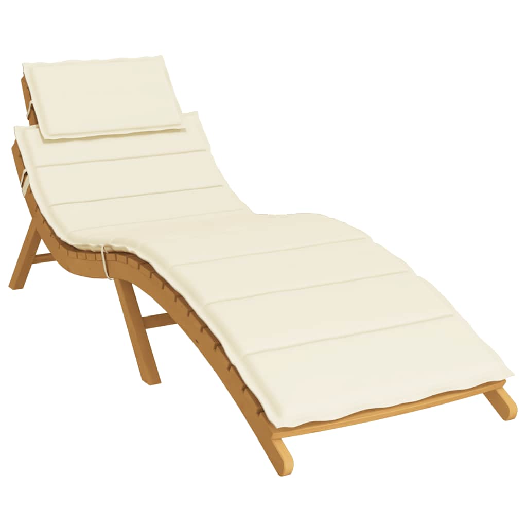 Sonnenliegen-Auflage Grau 186x58x4 cm Oxford-Gewebe