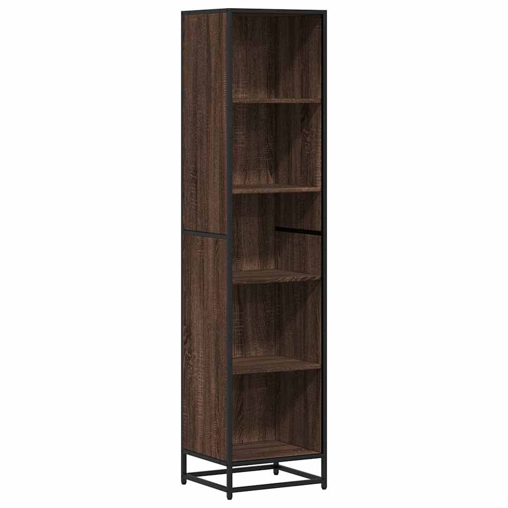 Bücherregal Schwarz 60x35x139 cm Holzwerkstoff