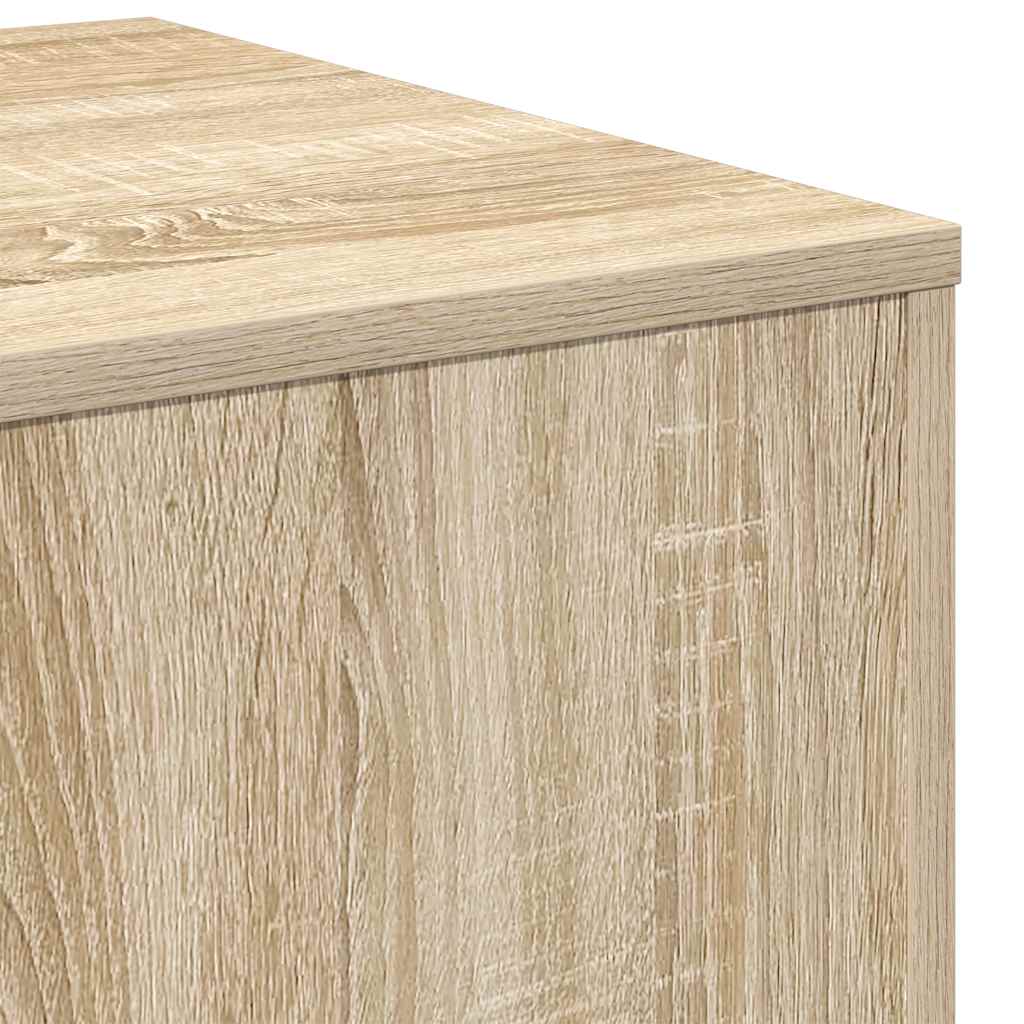 Beistelltische 3 Stk. Weiß Holzwerkstoff