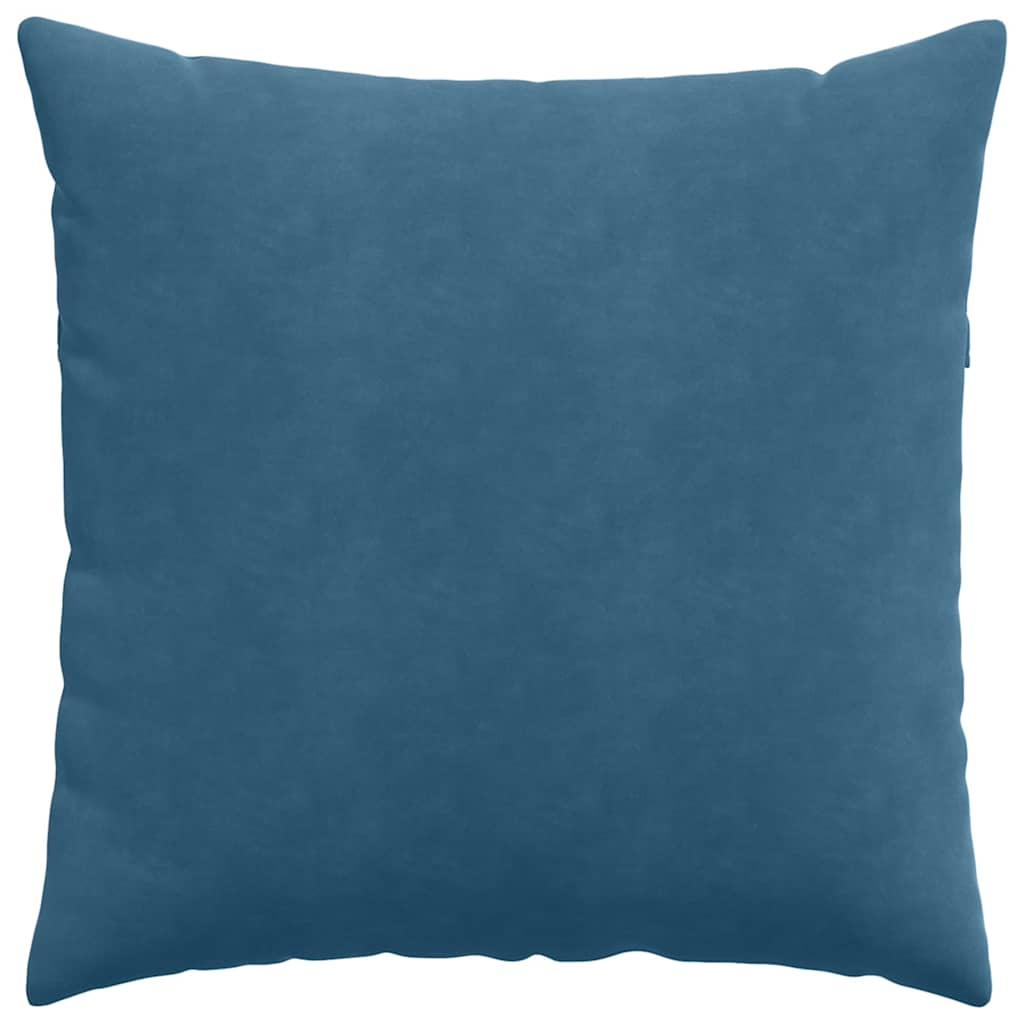 Sofakissen 2 Stück Blau 50 x 30 cm Cordstoff