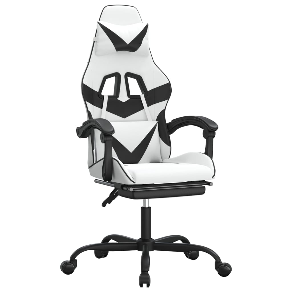 Gaming-Stuhl Drehbar Schwarz und Rot Kunstleder