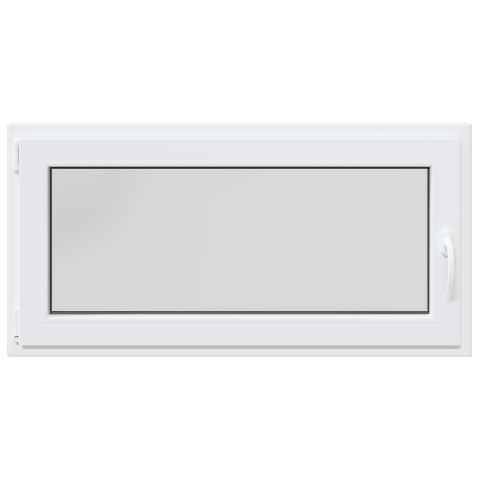 Kellerfenster RISOR 50 x 50 cm PVC und Glas Weiß