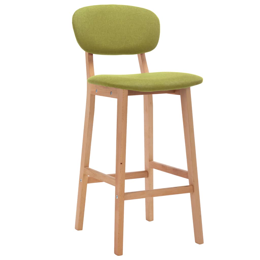 Barhocker 2 Stk. Braun Stoff