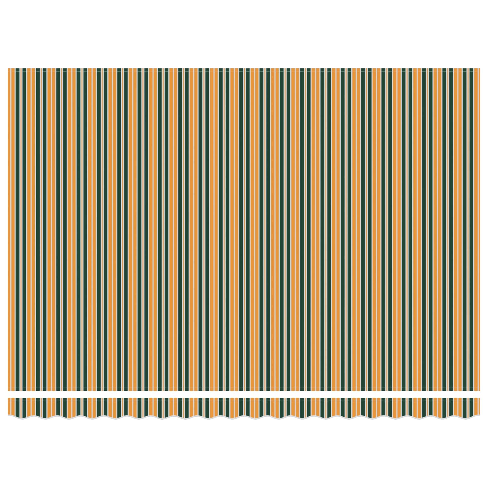 Markise Manuell Einziehbar mit LED 300x250 cm Blau und Weiß
