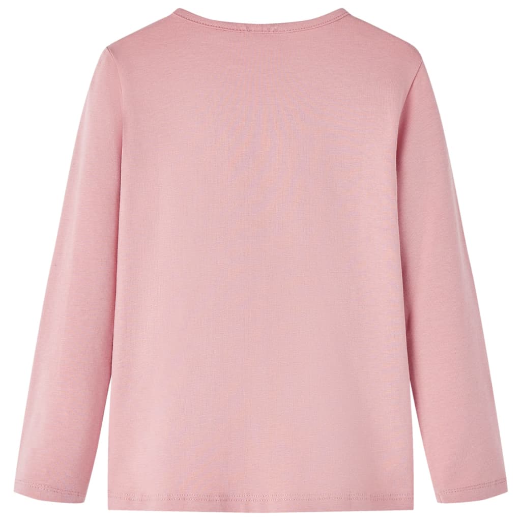 Kinder-Langarmshirt Marineblau 116