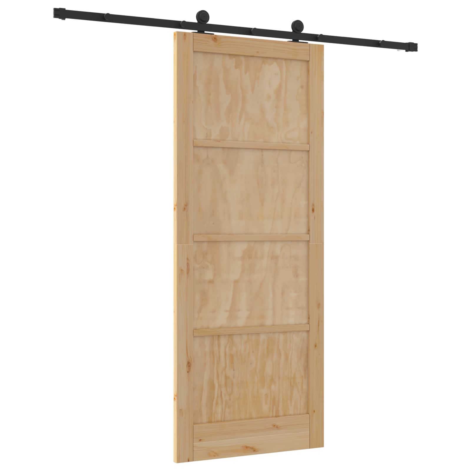 Schiebetür ORKDAL Natur 61 x 198,5 cm Massives Kiefernholz