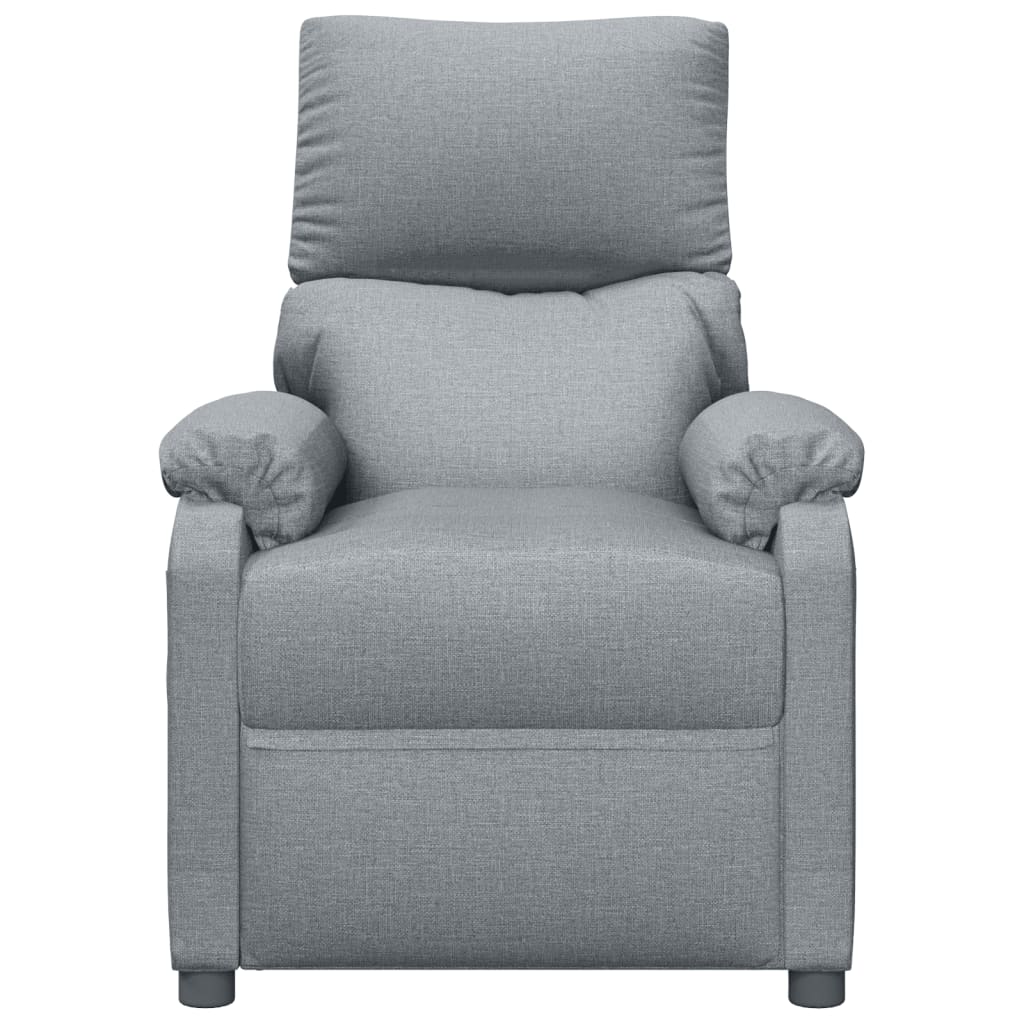 Massagesessel Elektrisch Schwarz Stoff