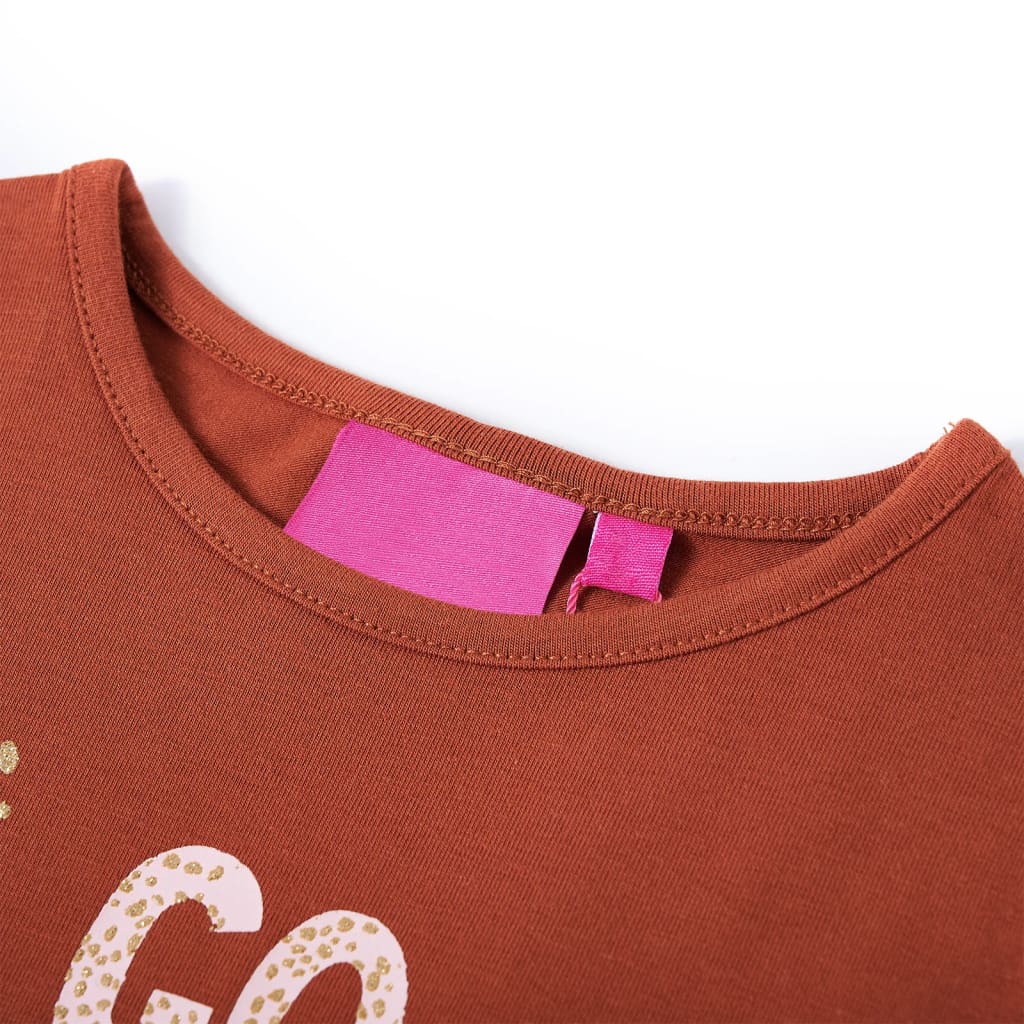 Kinder-Langarmshirt Hellrosa 128