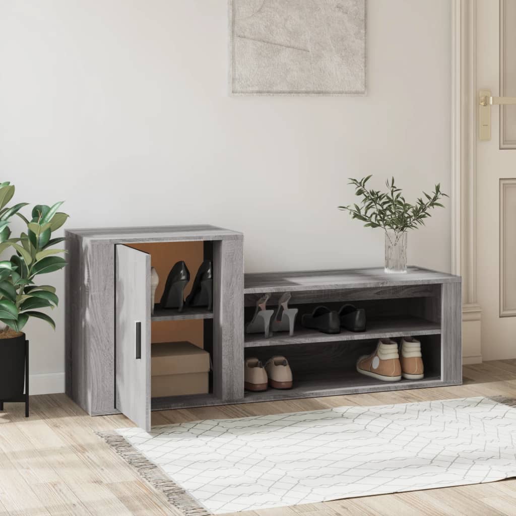 Schuhschrank Weiß 130x35x54 cm Holzwerkstoff