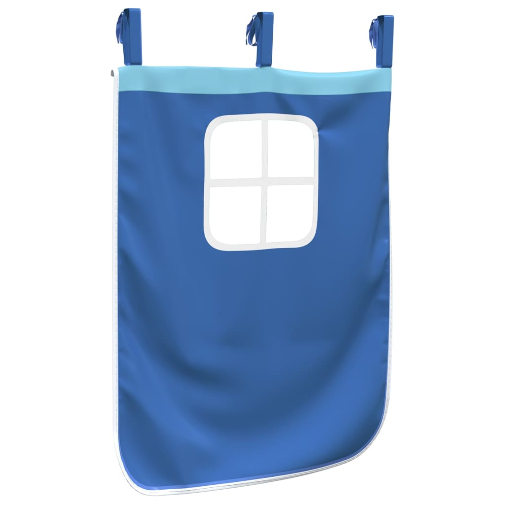Vorhänge für Hochbett mit Turm Weiß und Schwarz Polyester