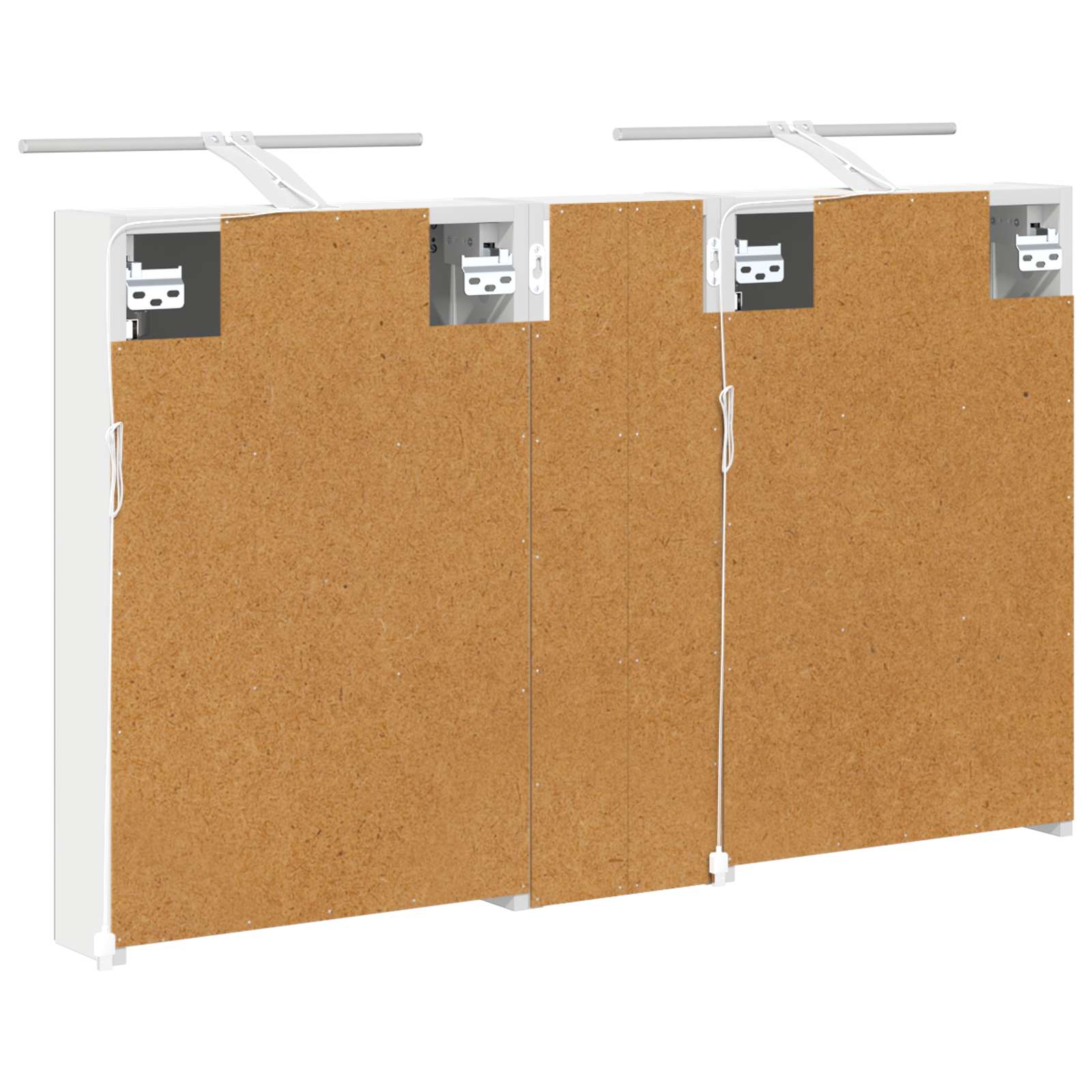 Badezimmerschrank-Set 3 pcs 80 x 10,5 x 50 cm Holzwerkstoff