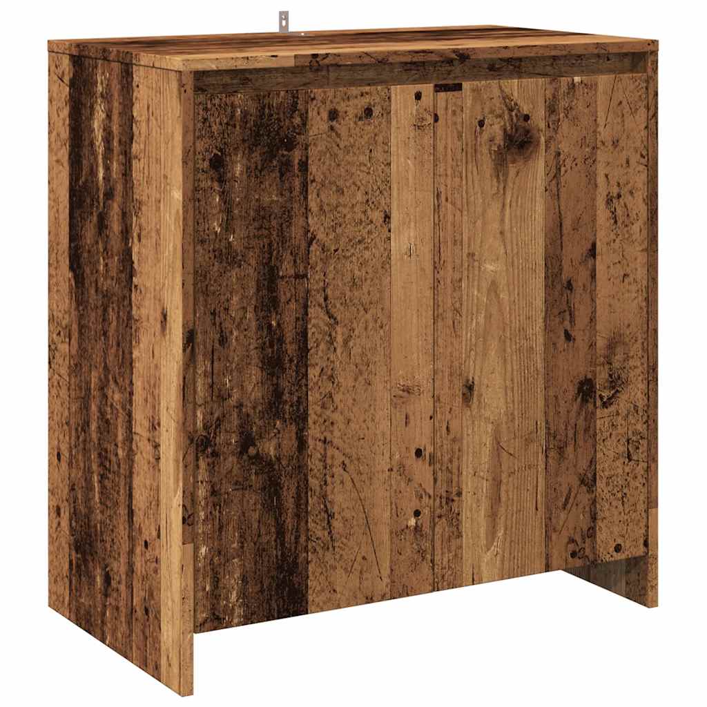 2-tlg. Sideboard Weiß Holzwerkstoff