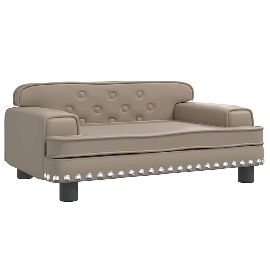 Hundebett Rosa 90x53x30 cm Samt