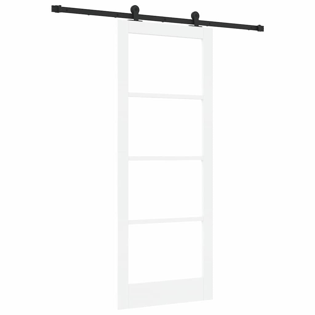 Schiebetür ORKDAL Natürlich und Schwarz 61 x 198,5 cm