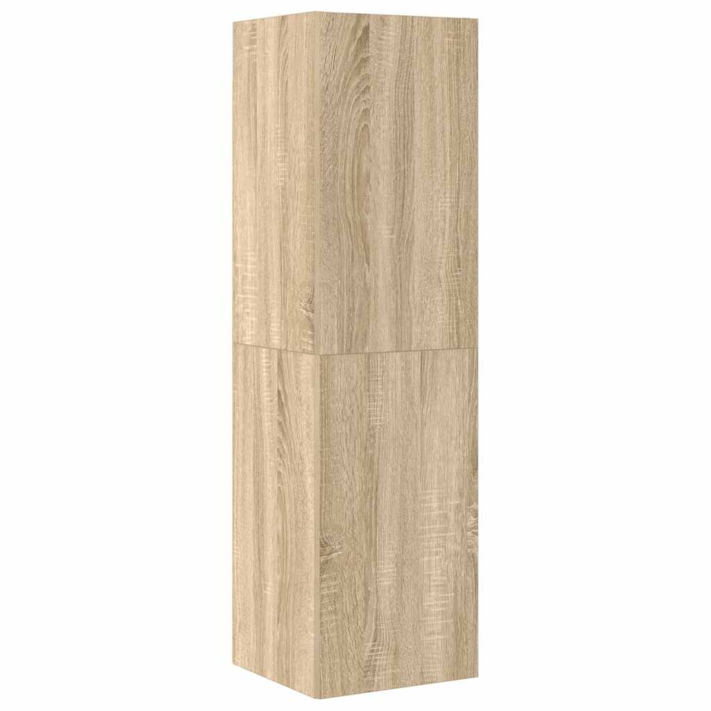 4-tlg. TV-Schrank-Set Weiß Holzwerkstoff