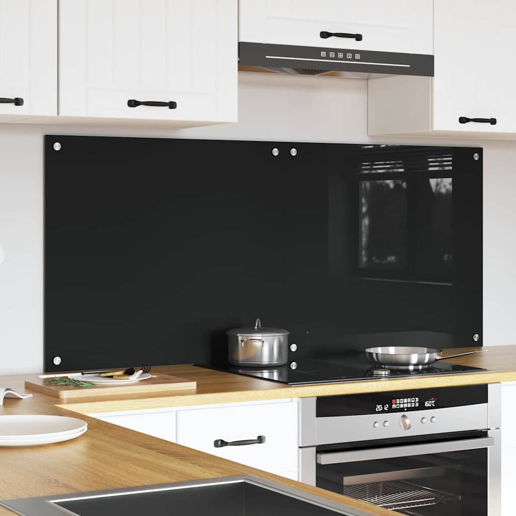 Küchenrückwand 2 pcs Weiß 70 x 40 cm Gehärtetes Glas