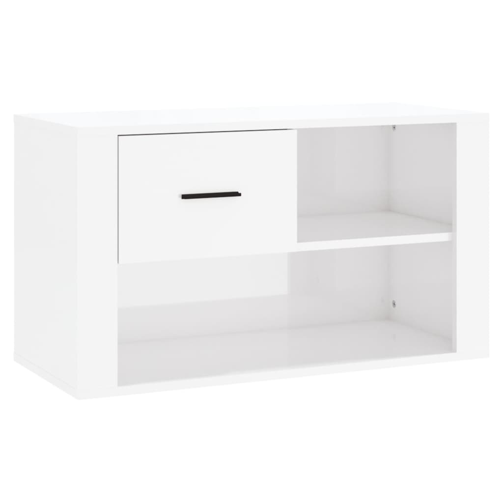 Schuhschrank Weiß 80x35x45 cm Holzwerkstoff