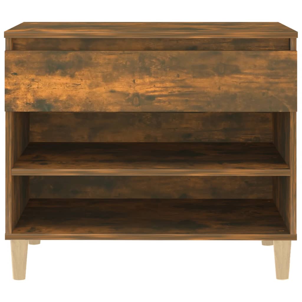 Schuhregal Weiß 70x36x60 cm Holzwerkstoff