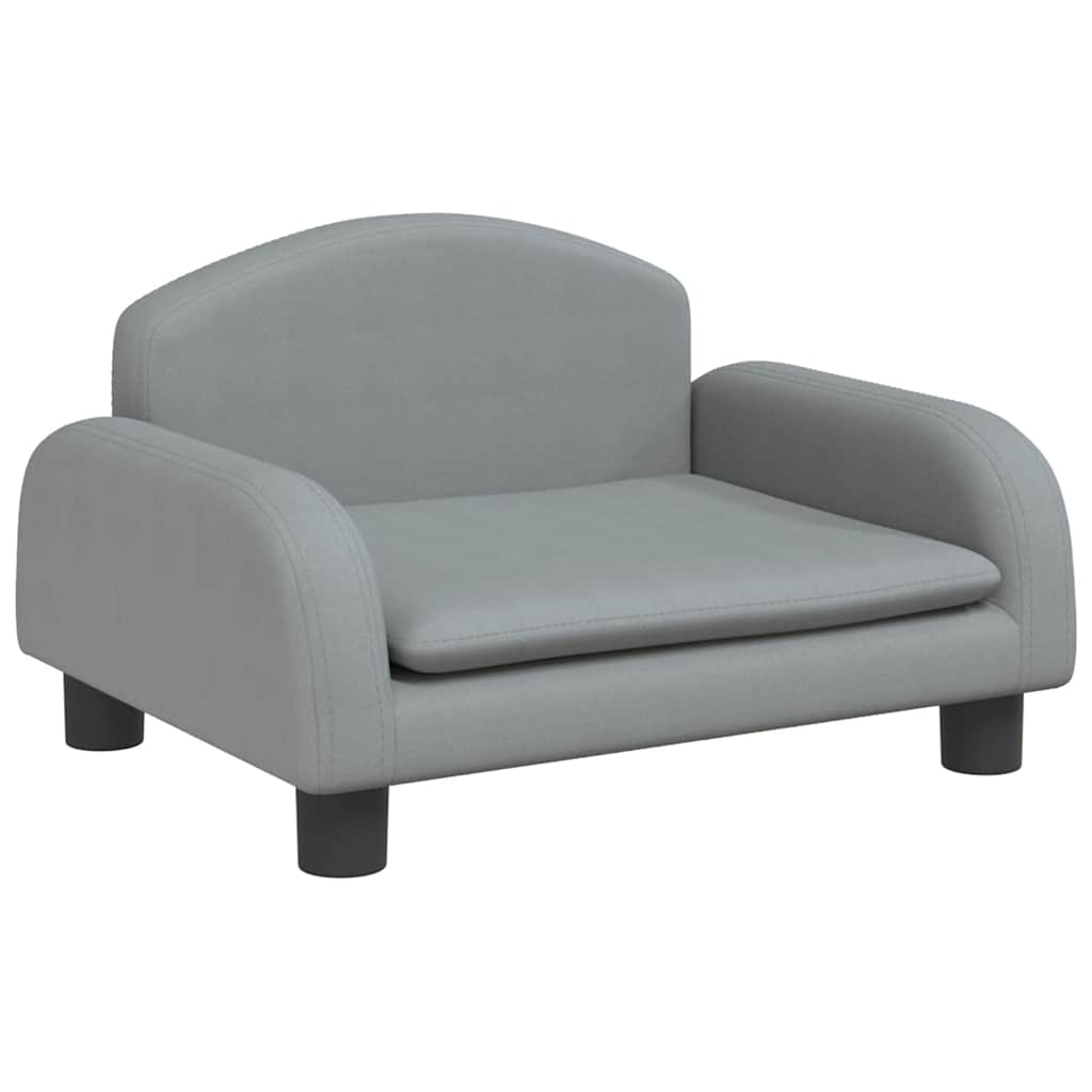 Hundebett Dunkelgrau 70x45x30 cm Stoff