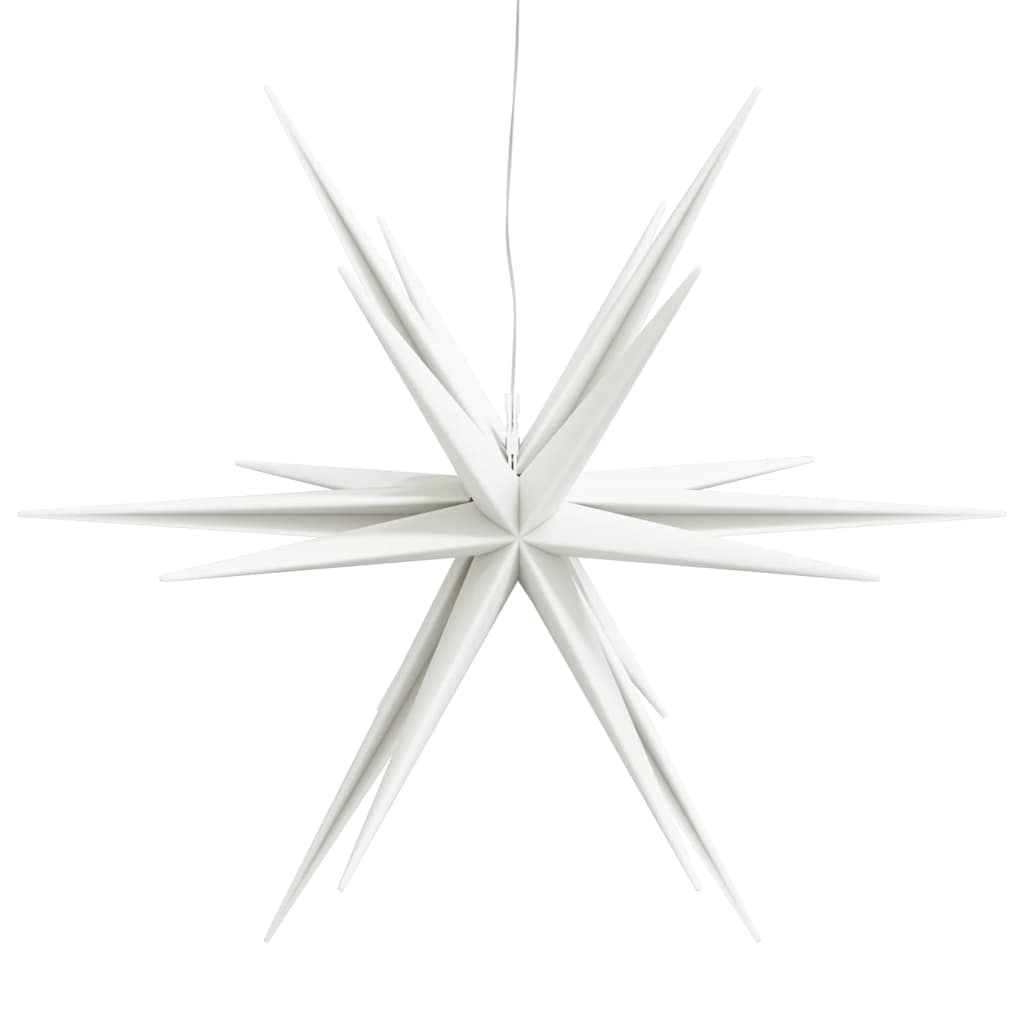 LED-Weihnachtssterne 3 Stk. Faltbar Weiß 57 cm