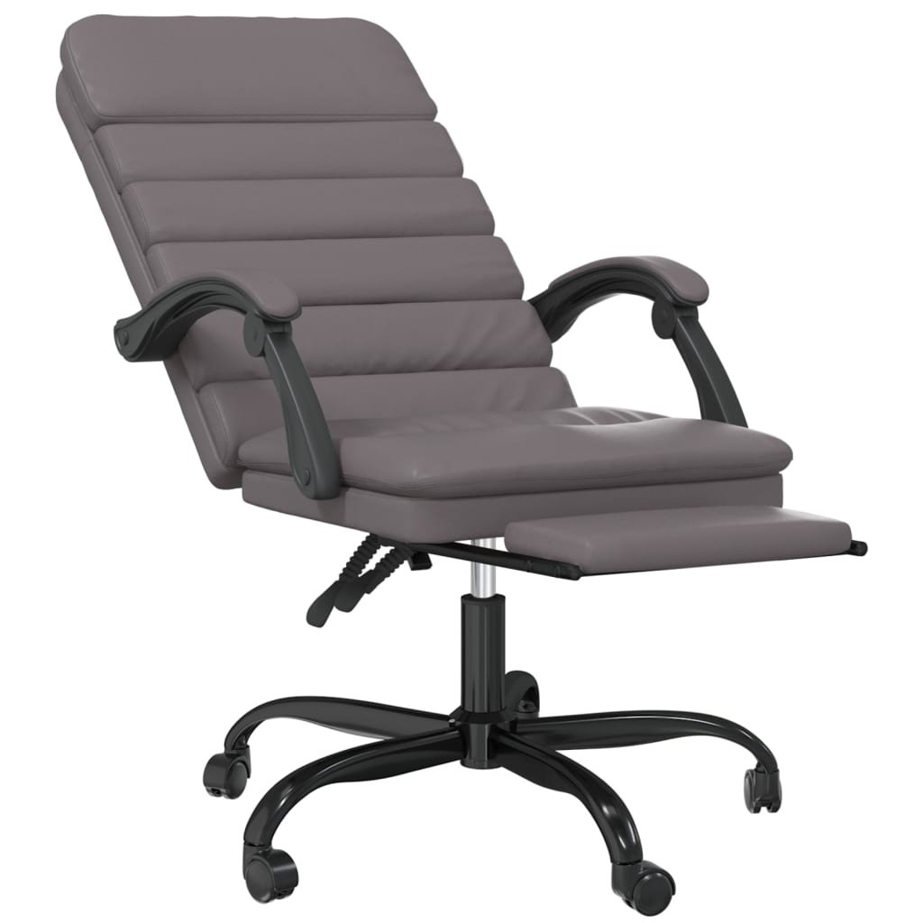 Bürostuhl mit Massagefunktion Schwarz Kunstleder