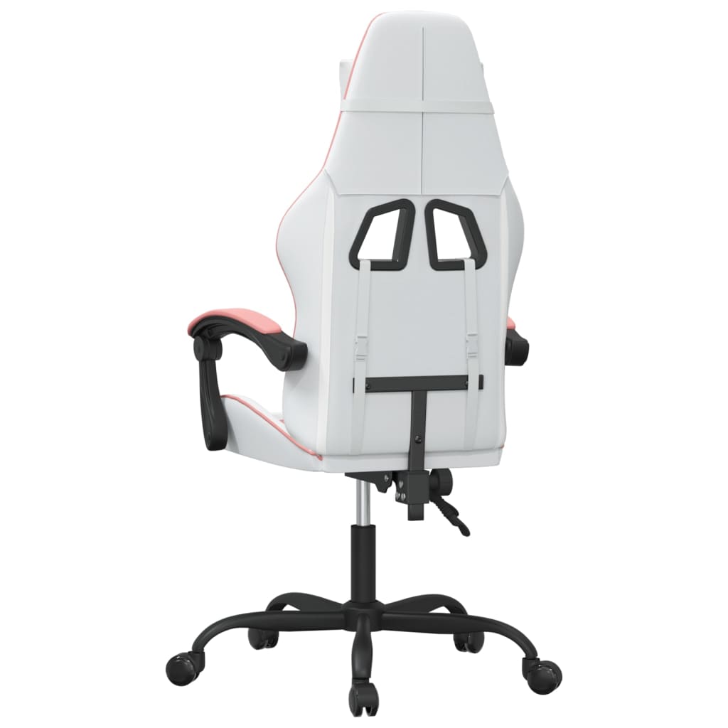 Gaming-Stuhl Drehbar Schwarz und Rot Kunstleder