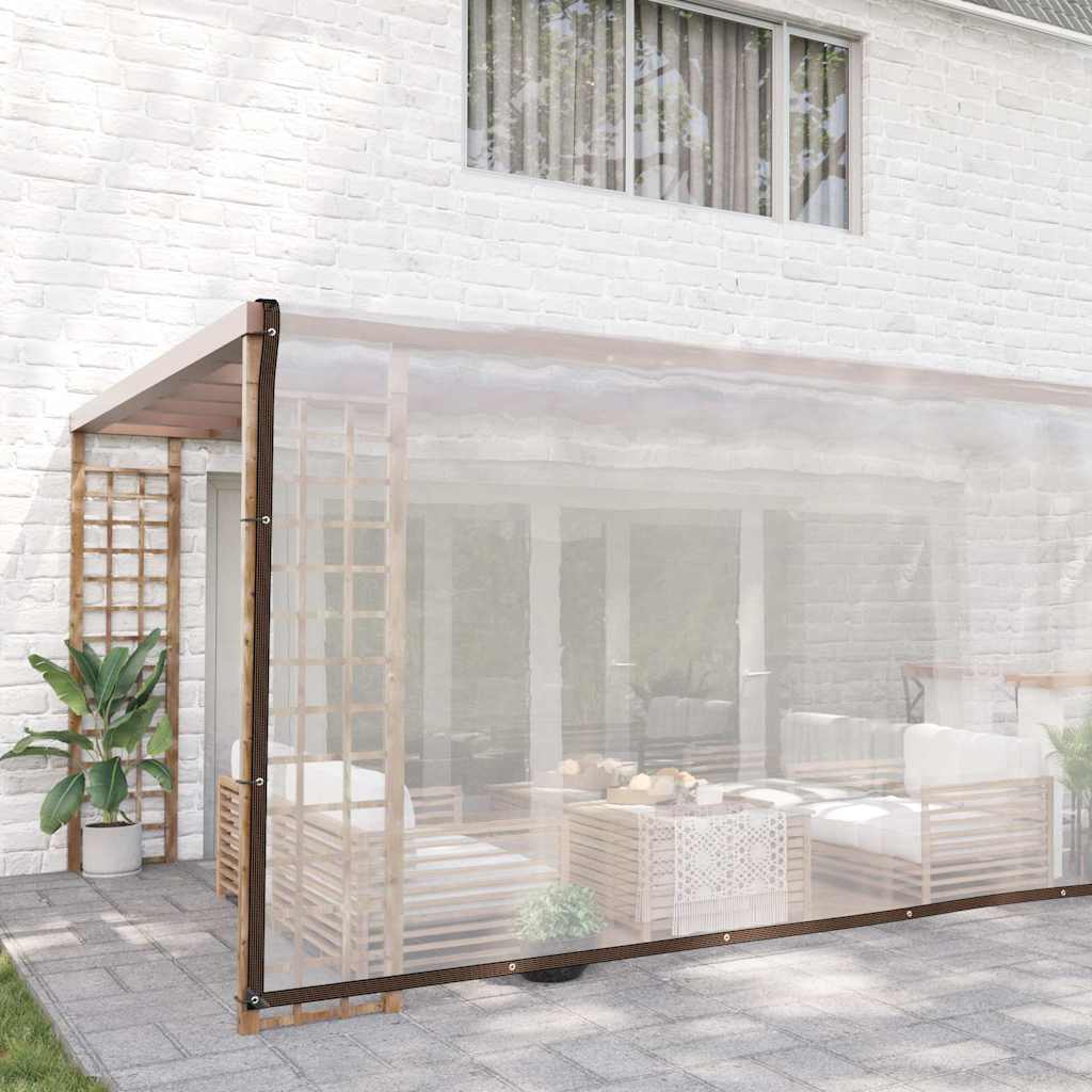 Transparente Plane mit Ösen 1x2 m Polyethylen