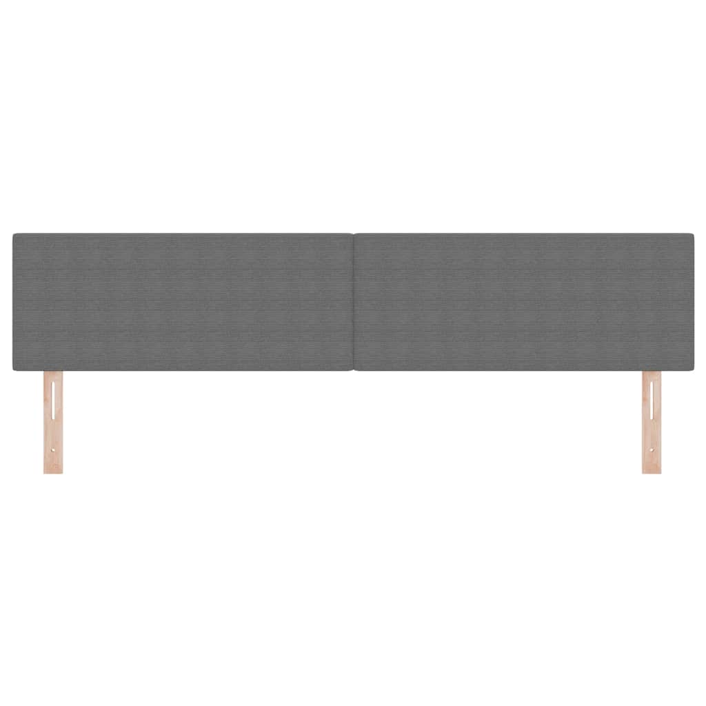 Kopfteil Hellgrau 80 cm Cordstoff