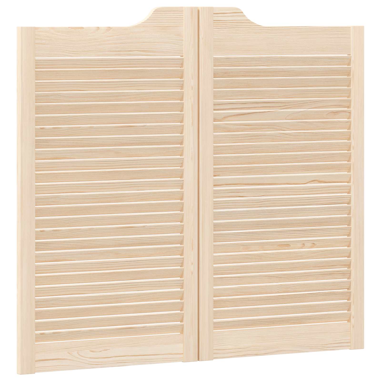 Schwingtüren Natur 80 x 40 cm Massives Kiefernholz