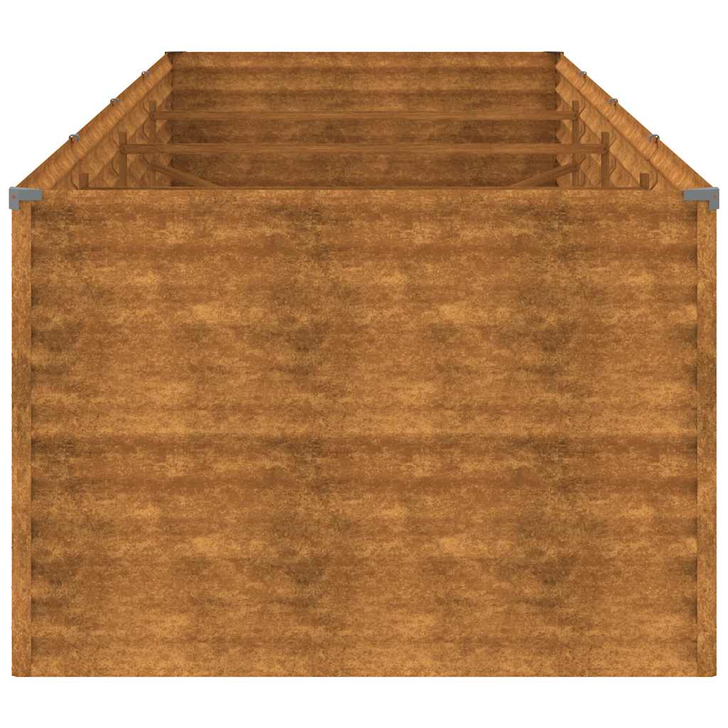 Garten-Hochbeet 100 x 50 x 36 cm Cortenstahl