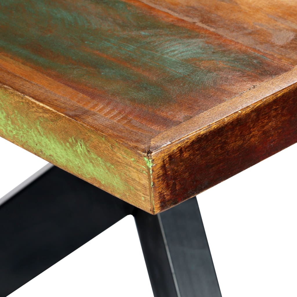 Esstisch Massivholz Mango und Stahlgestell 180 cm