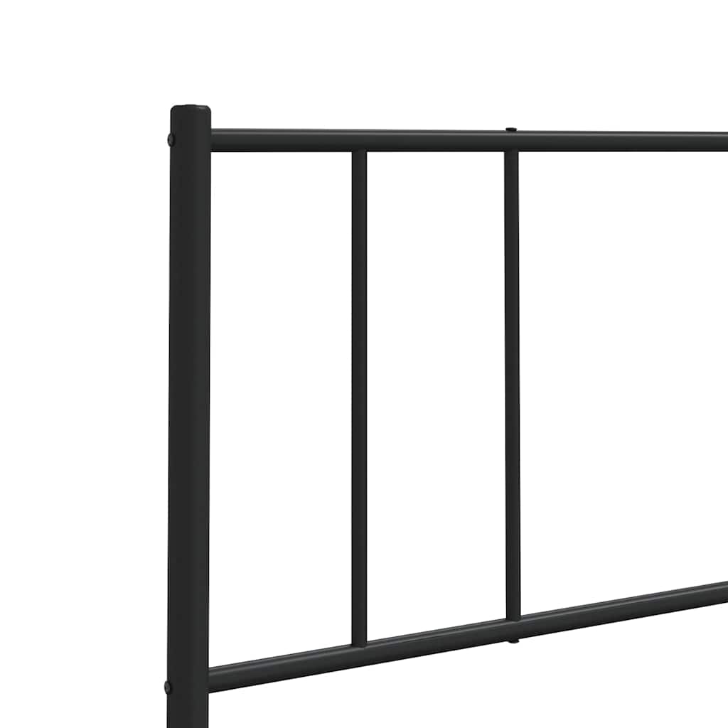 Ersatz-Kopfteil Metall Schwarz 80 cm
