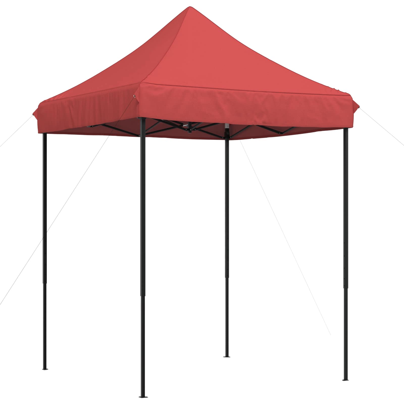 Partyzelt Faltbar Pop-Up Schwarz 200x200x306 cm