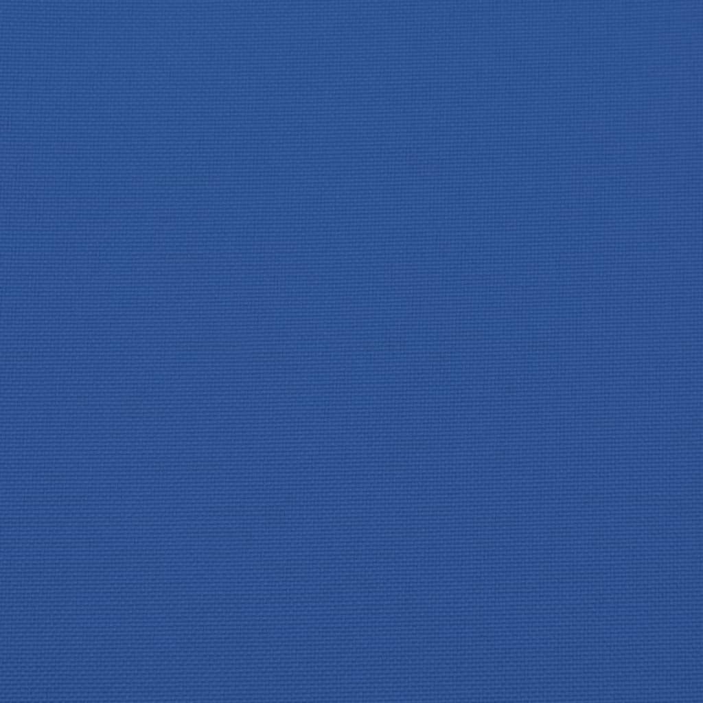 Kissen Rund Marineblau Ø 60x11 cm Oxford-Gewebe