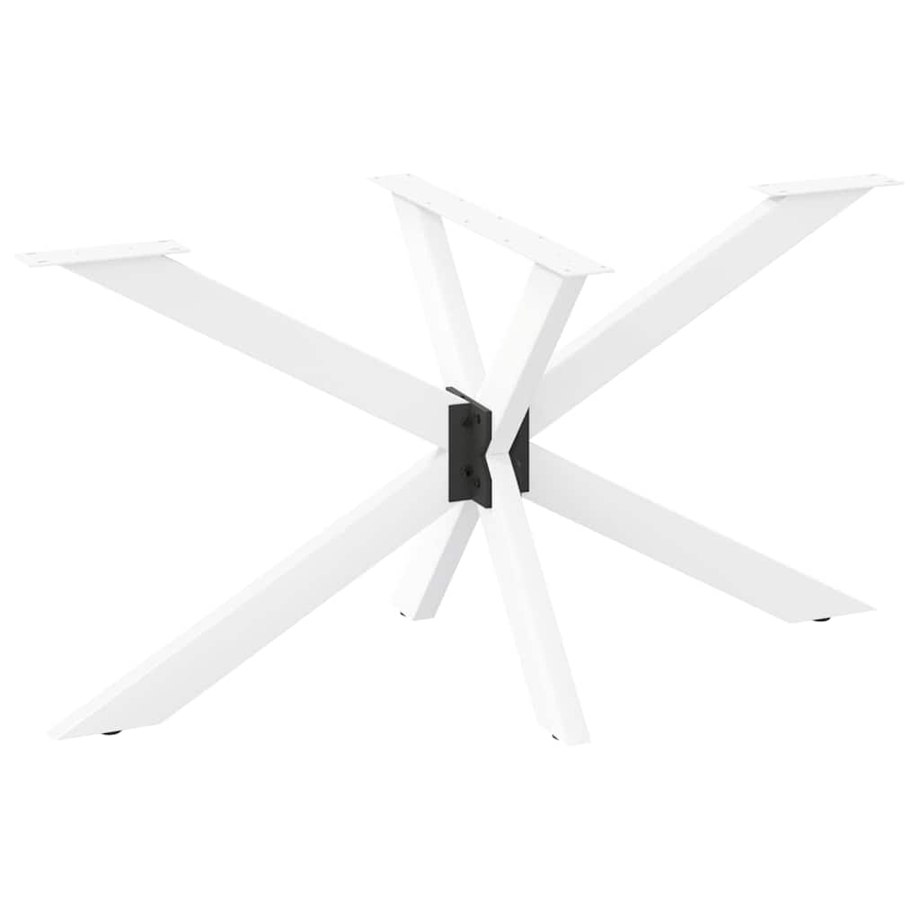 Couchtischbein in Spinnenform Naturstahl 98x58x(42-43) cm Stahl