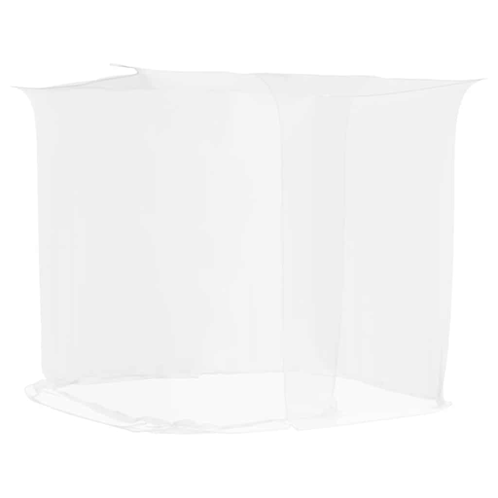 Moskitonetz zum Aufhängen 156 Mesh Weiß 220x100x150 cm