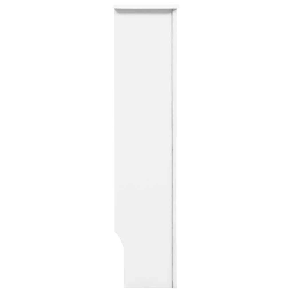 Heizkörperabdeckung Weiß 112×19×81,5 cm MDF
