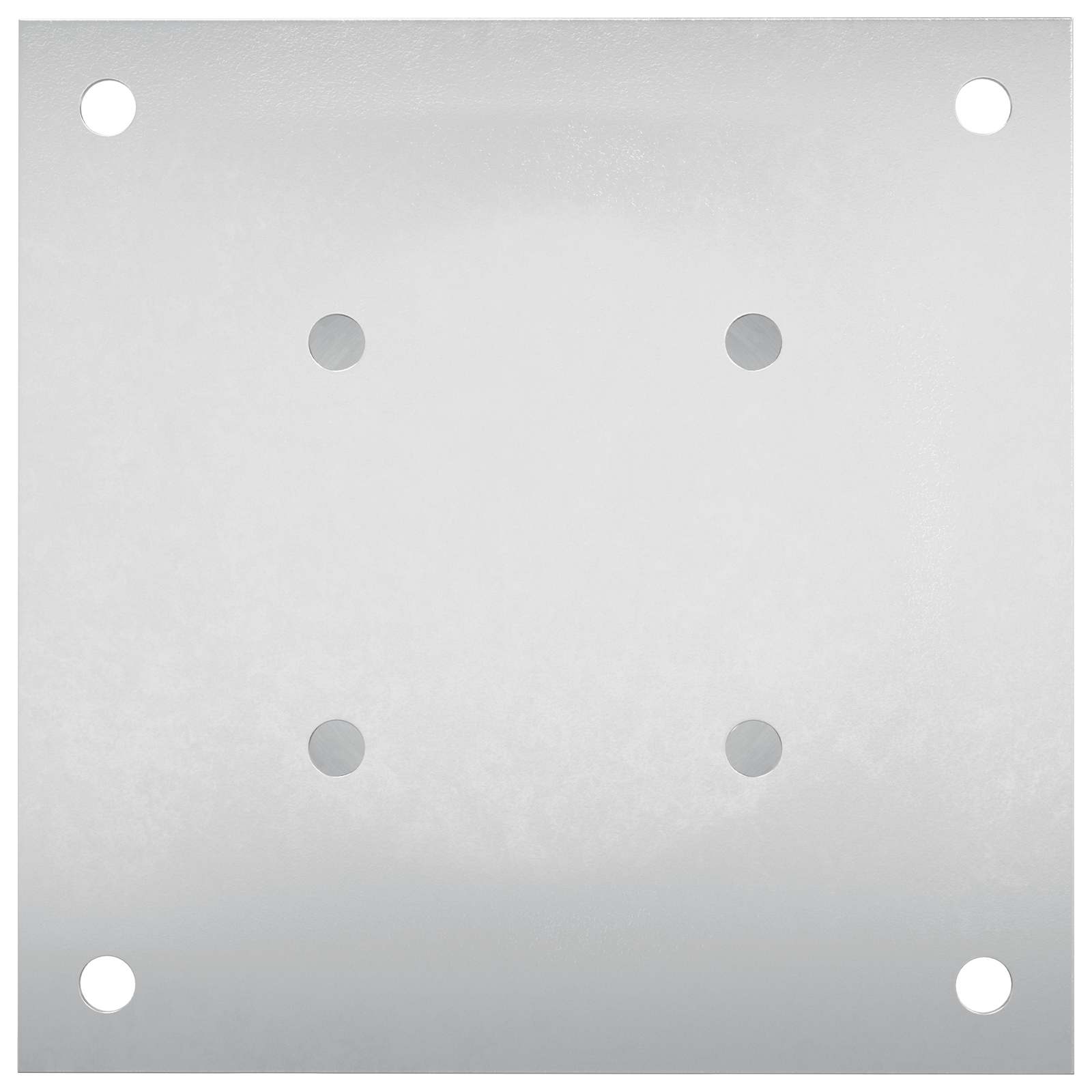 runder Bodenanker 4 pcs Silber 15 x 15 x 15 cm Metall