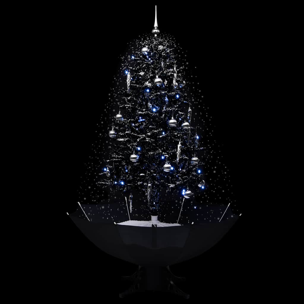 Schneiender Weihnachtsbaum mit Schirmfuß Grün 75 cm