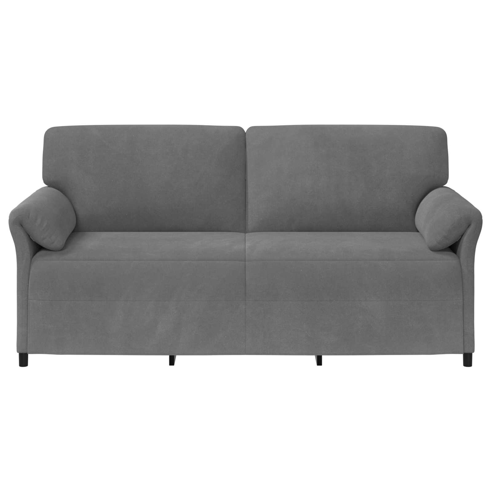 1-Sitzer Sofa Hellgrau 88 x 83 x 95 cm Samt