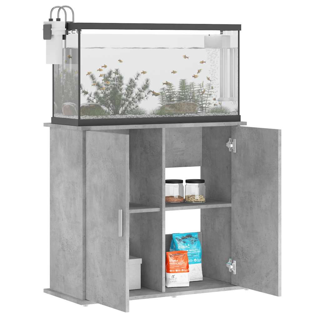 Aquariumständer Weiß 81x36x73 cm Holzwerkstoff