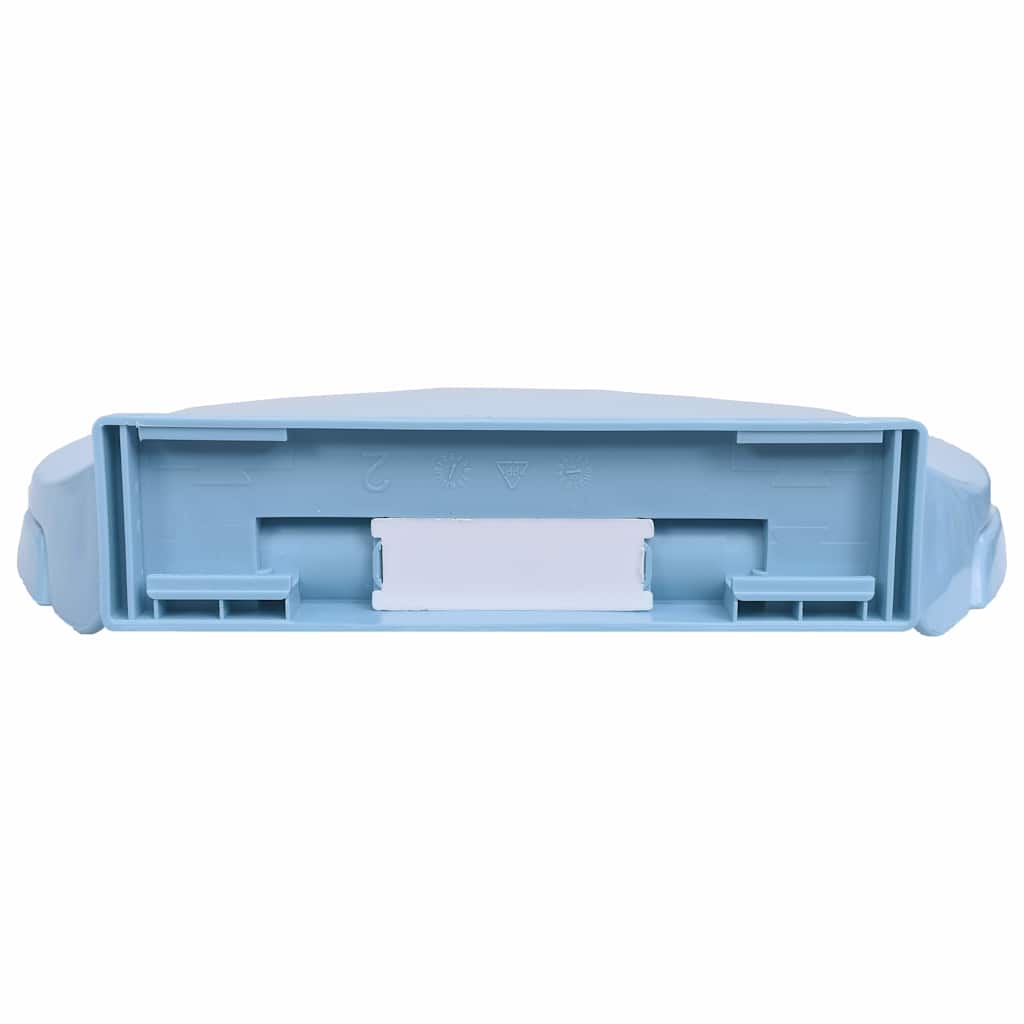 Toilettensitz mit Absenkautomatik Hellgrau Oval