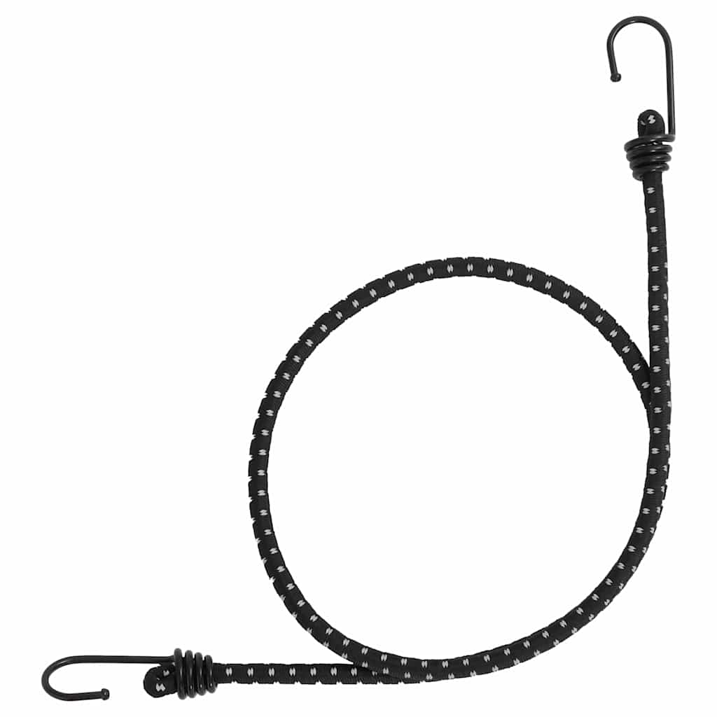 Gummiseile Reflektierend mit Haken 25 Stk. 38 cm