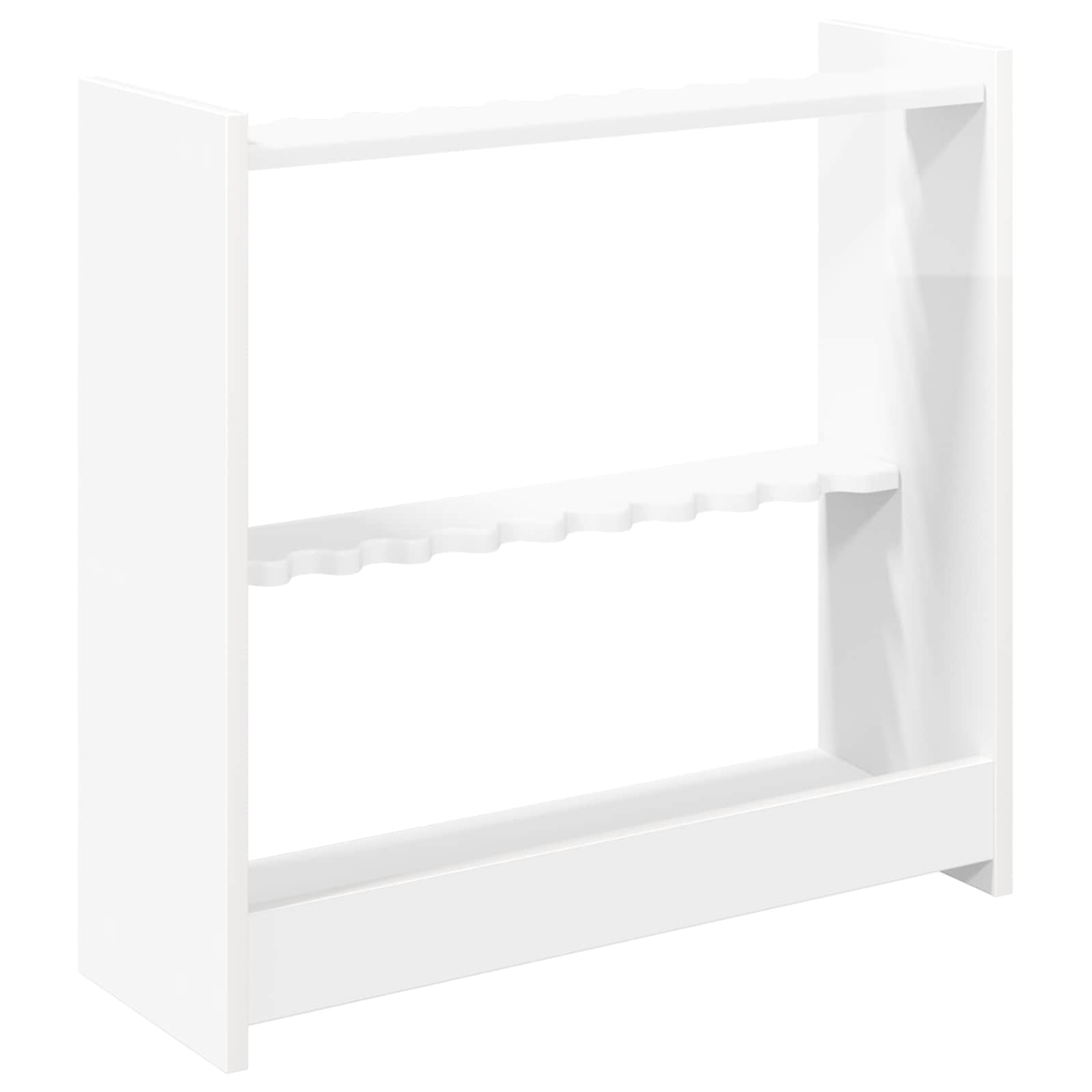 Billardqueue-Ständer Holzwerkstoff 60 x 20 x 57 cm Weiß