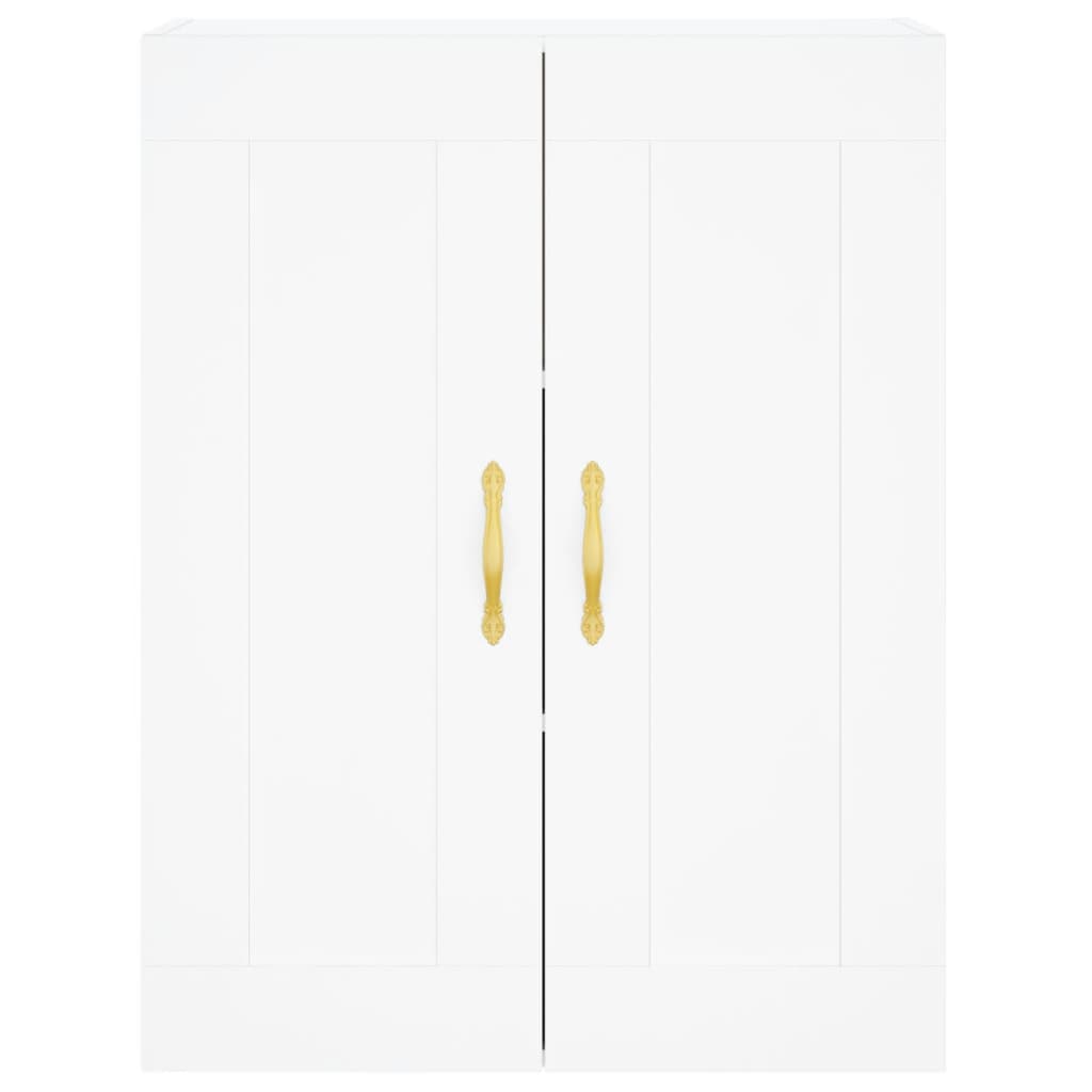 Highboard Betongrau 69,5x34x180 cm Holzwerkstoff