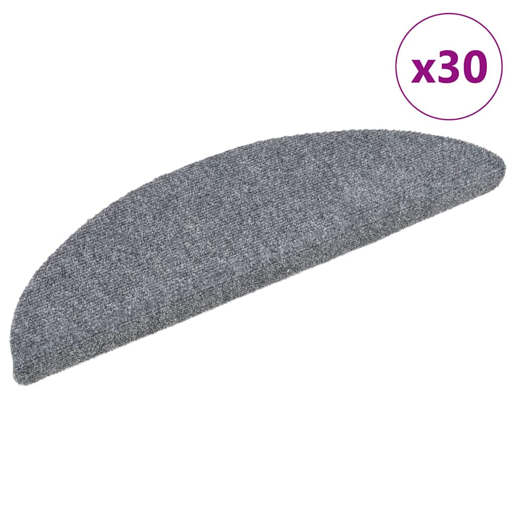 Stufenmatten Selbstklebend 15 Stk. 56x17x3 cm Hellbraun Halbrund