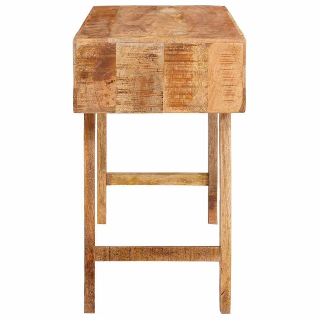 Schminktisch mit Spiegel Braun 90 x 76 x 45 cm Massivholz Mango